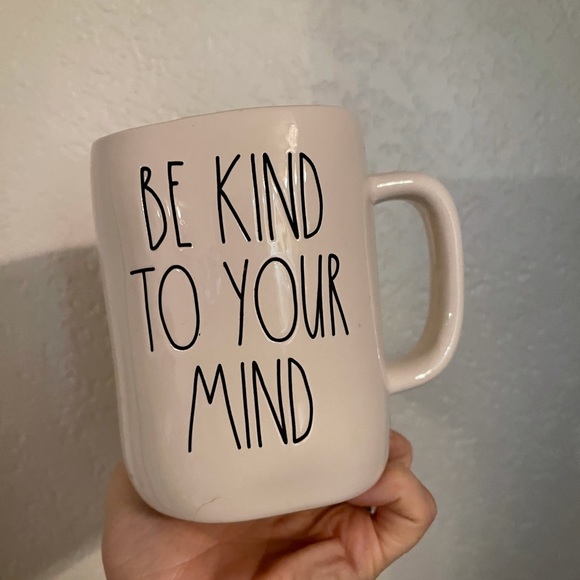 Rae Dunn Be kind to your mind mug
